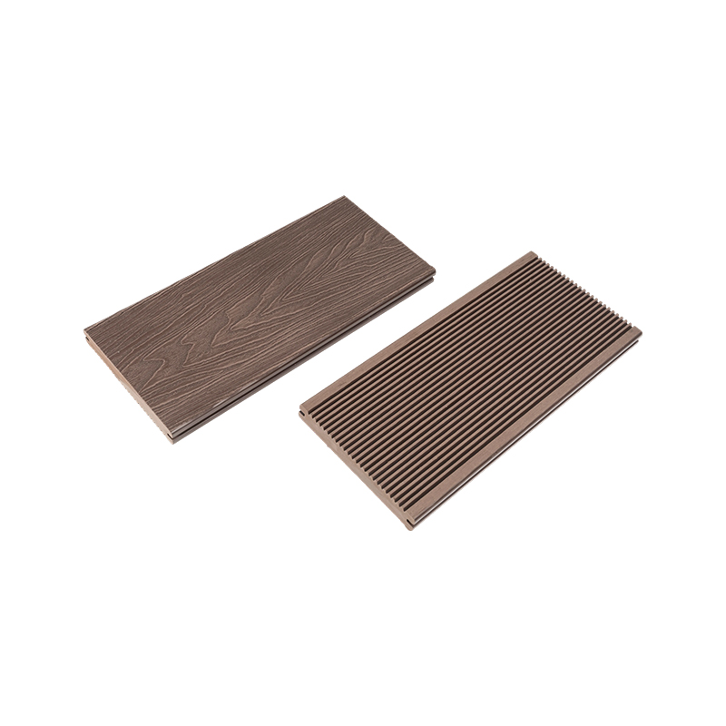 Sàn gỗ nhựa composite WPC dập nổi chắc chắn với vân gỗ